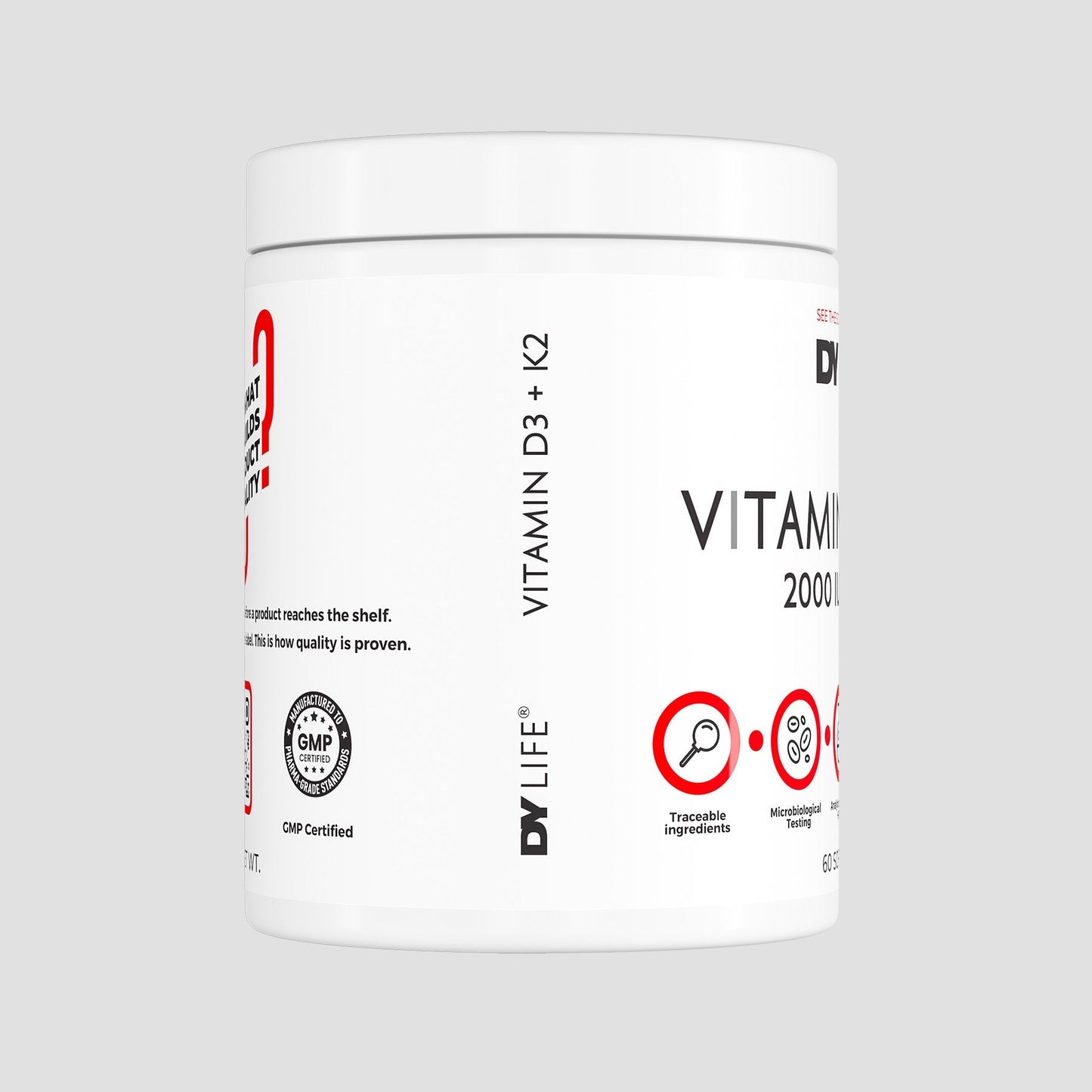 Vitamina D3+K2 2000IU + 75ug, 60 Softgels, 60 Servings