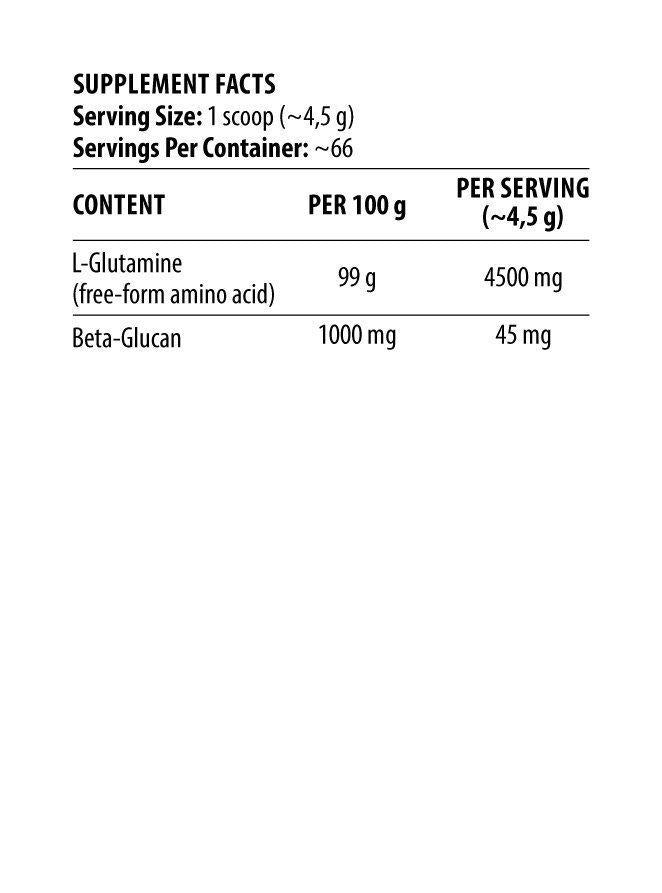 The Glutamine Recovery 300g, 37 Servings R101