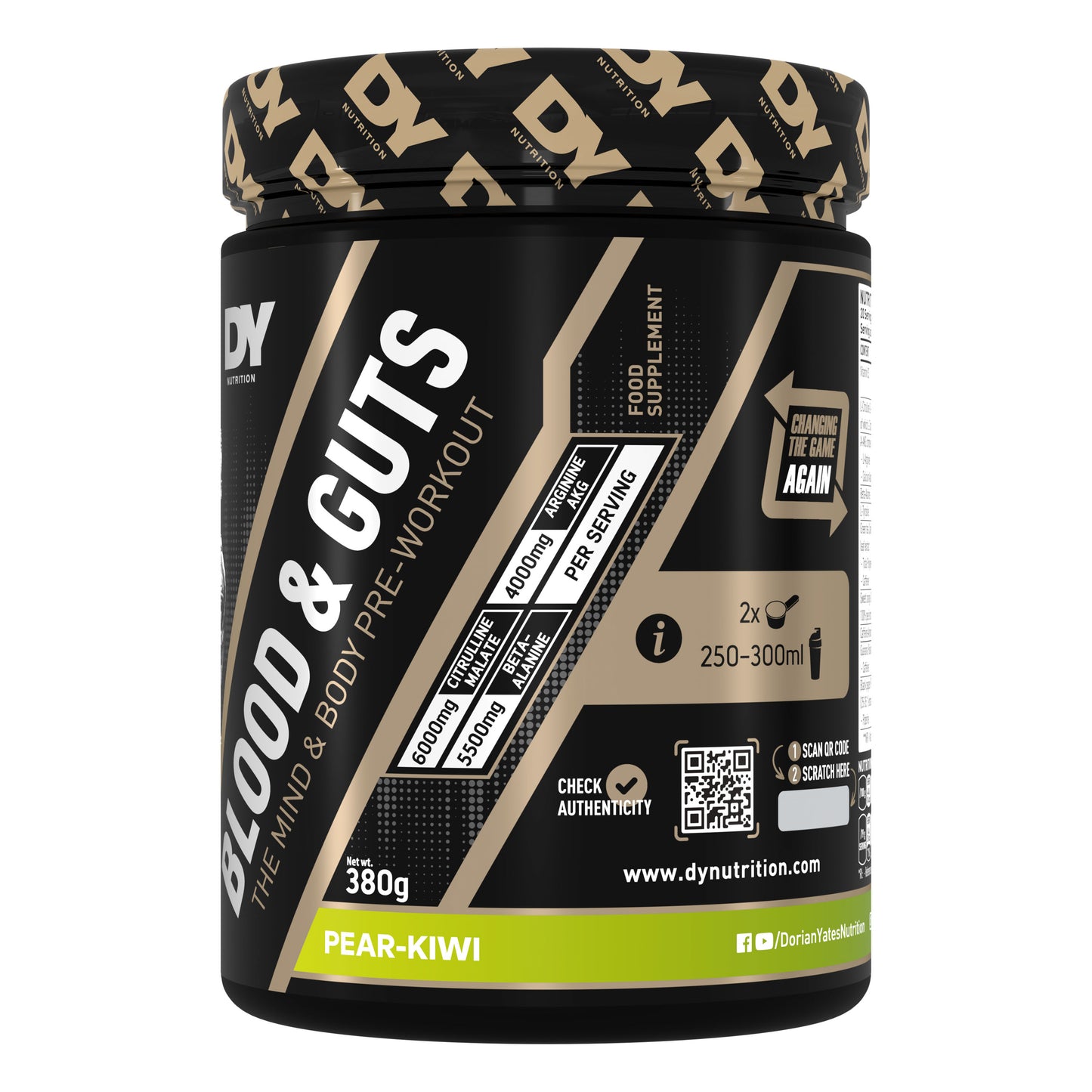 Blood & Guts PreWorkout 380g 20 Servings