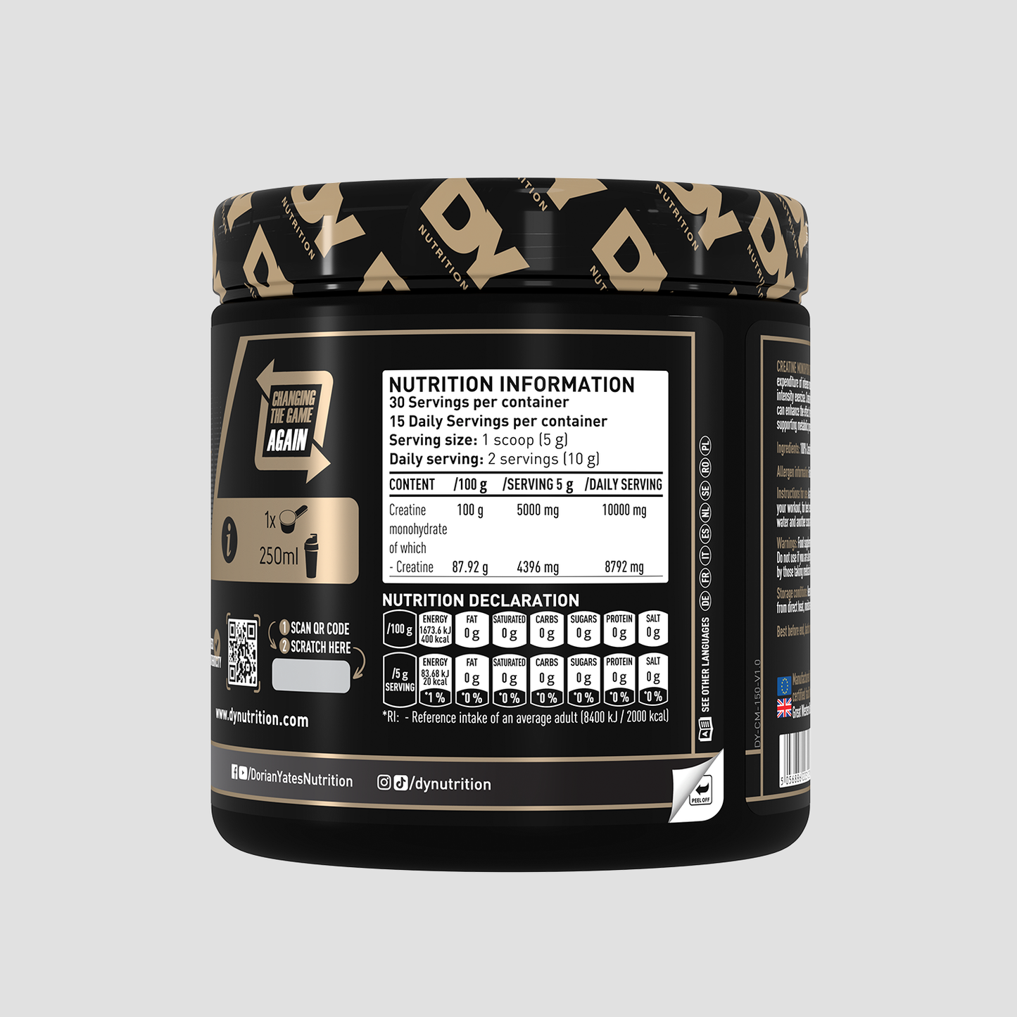 Creatine Monohydrate 150g
