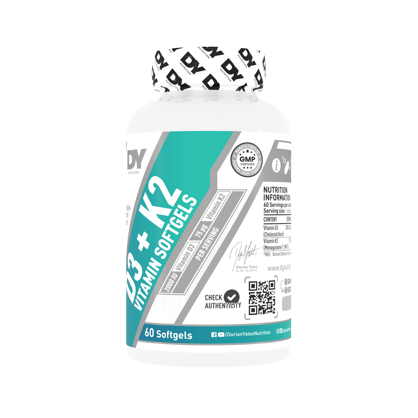 Vitamin D3 + K2 60 Softgels R101