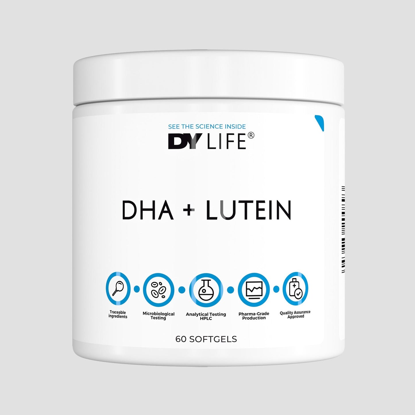 DHA+Lutein DY Life, 60 Softgels, 30 Servings