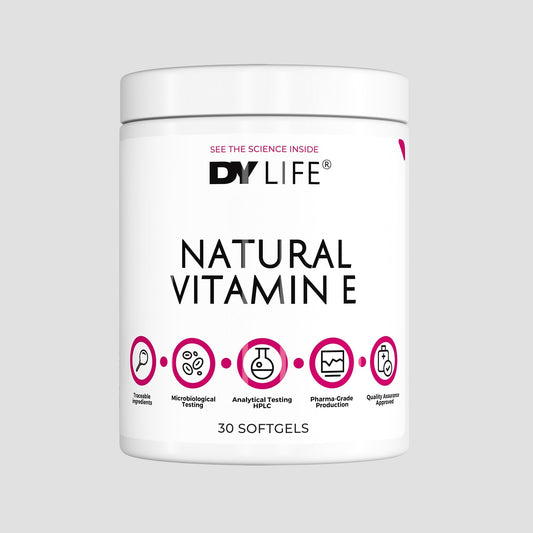 Natural Vitamin E DY Life, 30 Softgels, 30 Servings