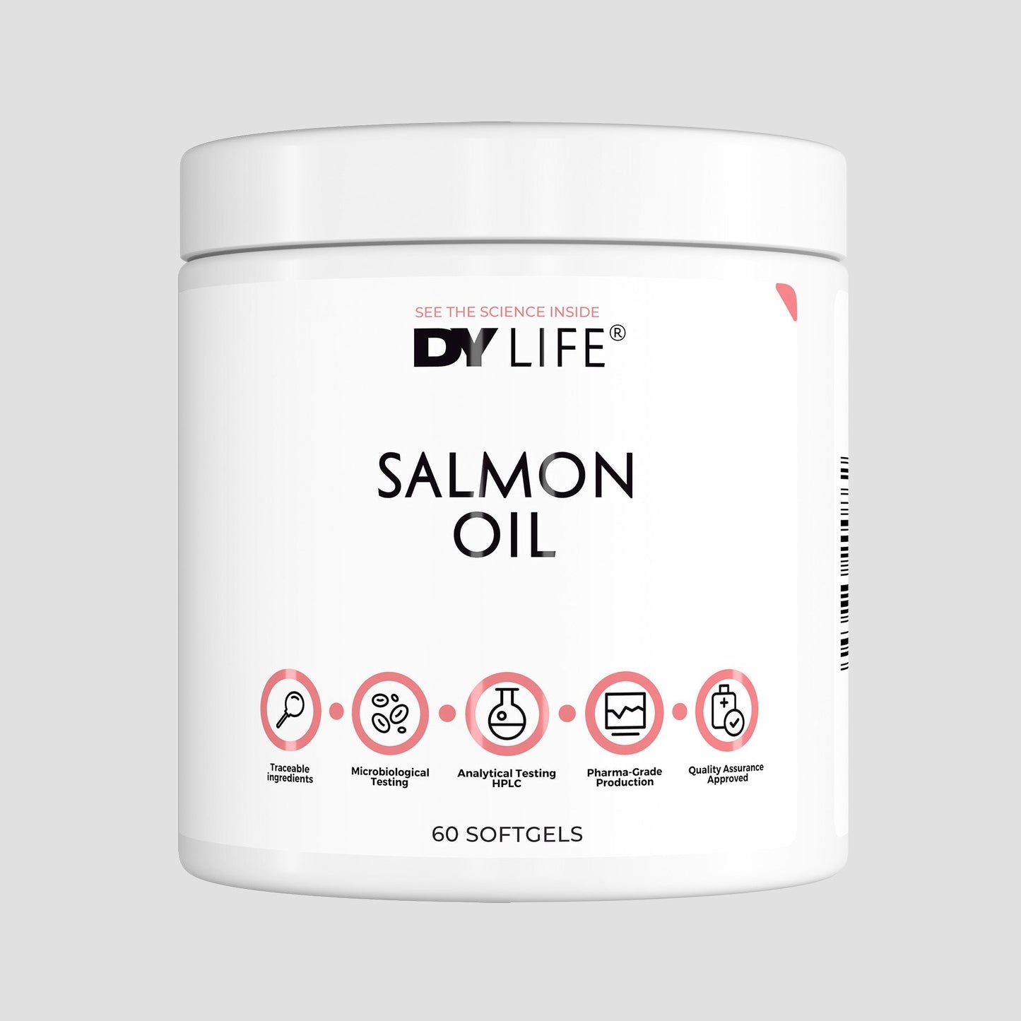 Salmon Oil DY Life, 60 Softgels, 60 Servings