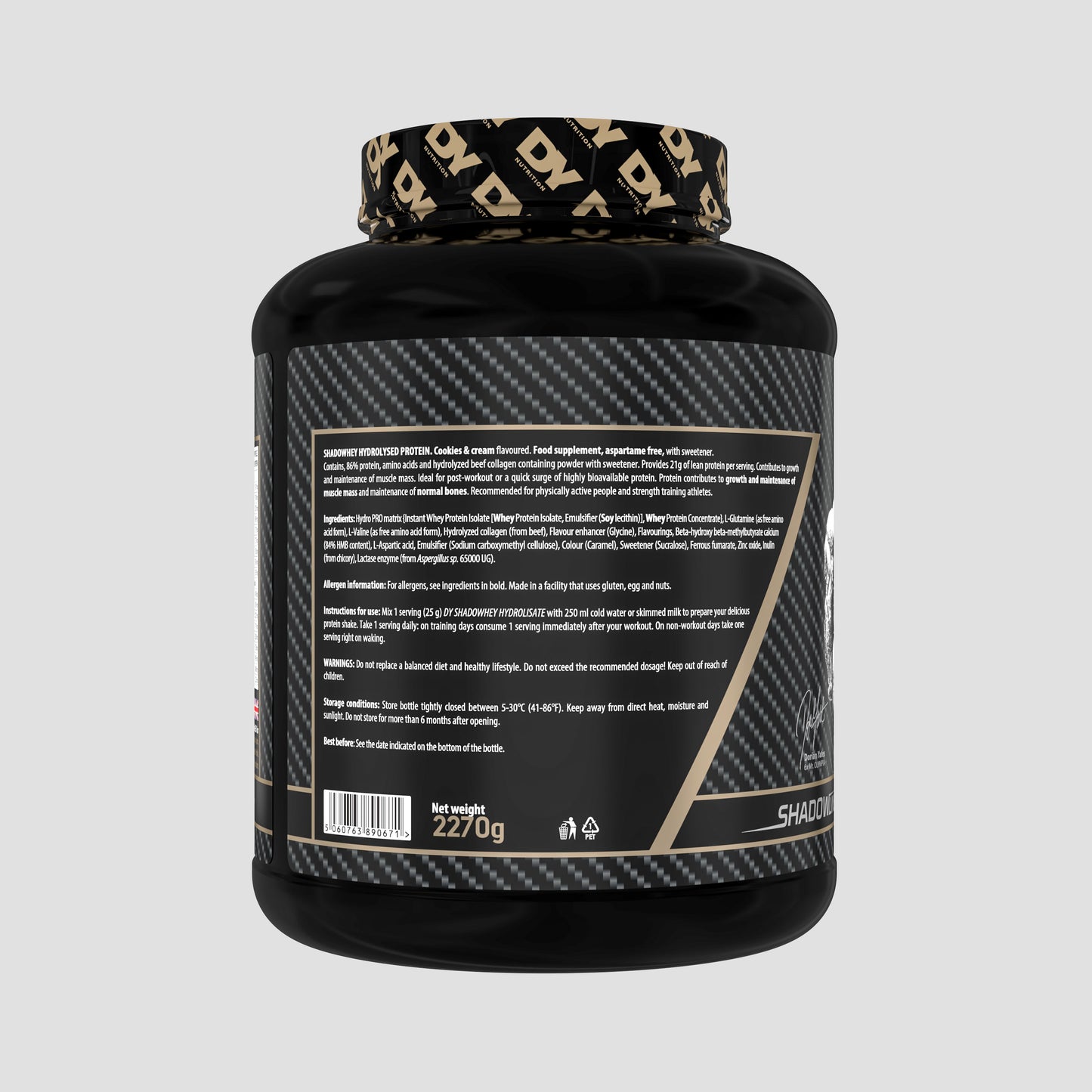 Whey Protein Shadowhey Hydrolyzed 2.27Kg Z303