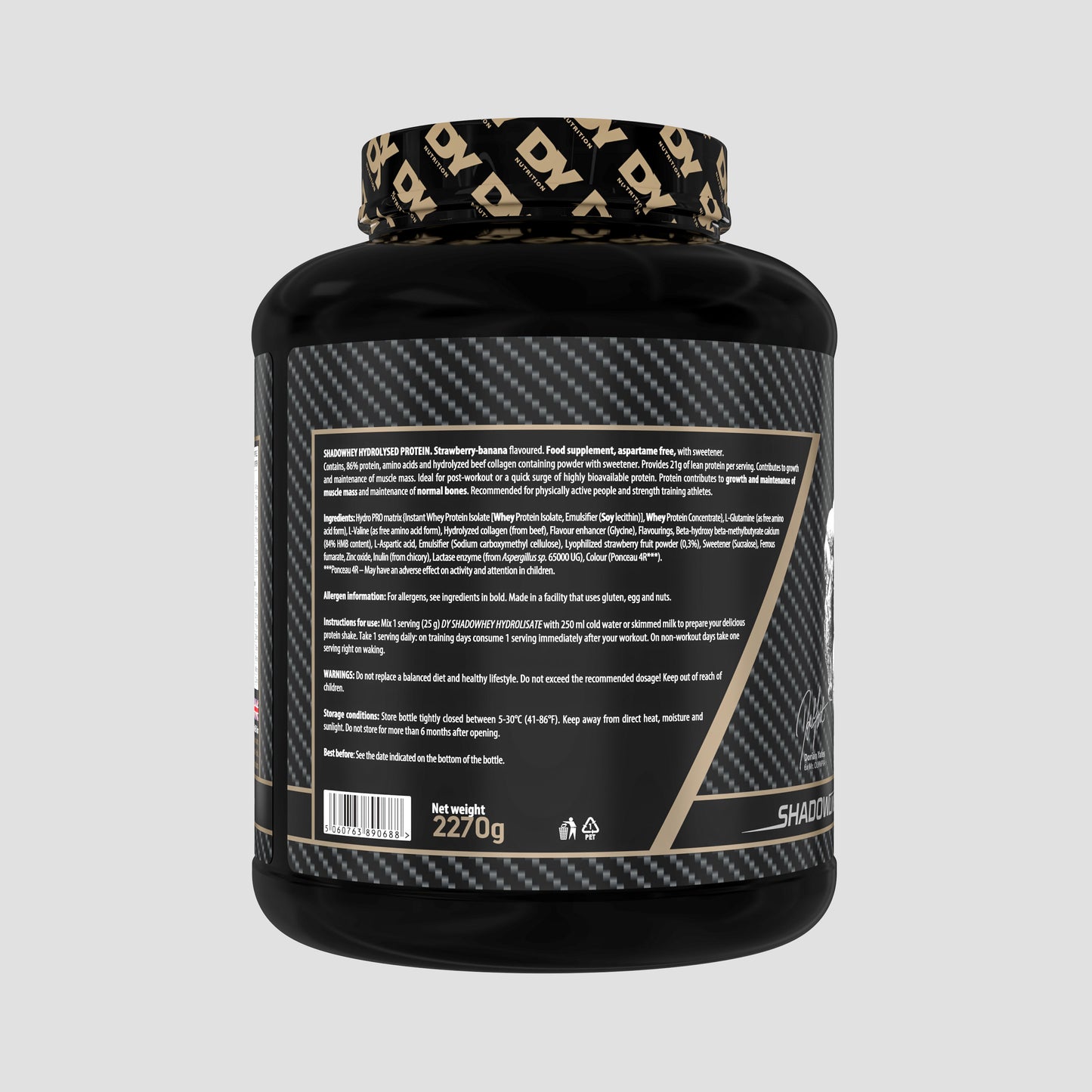 Whey Protein Shadowhey Hydrolyzed 2.27Kg Z303