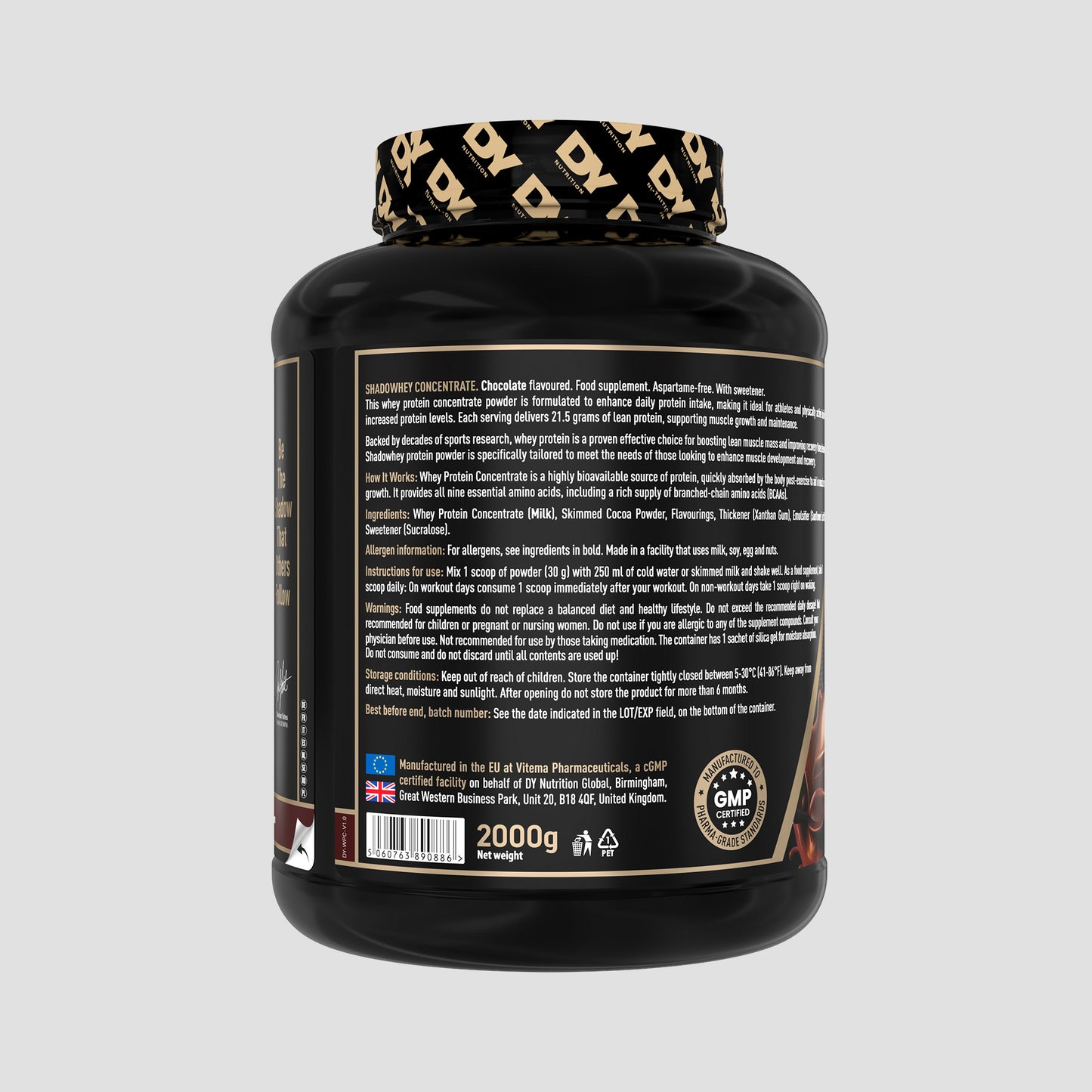 Whey Protein Shadowhey 2Kg, 66 Servings R101