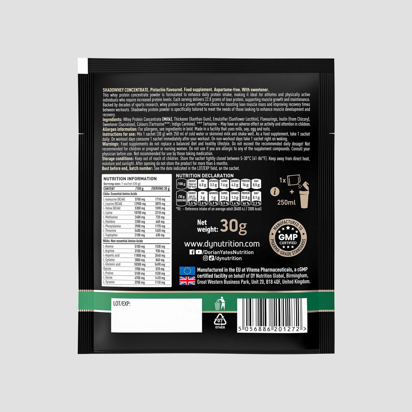 Whey Protein Shadowhey - Sachet 30g