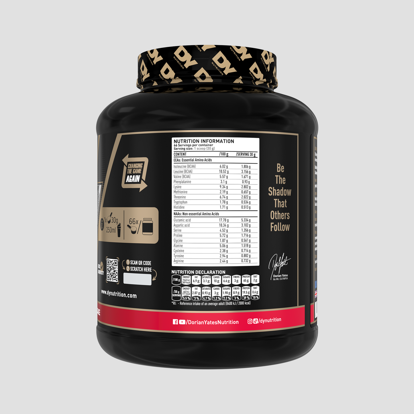 Shadowhey 100% Pure Whey Protein - Limited Edition R101