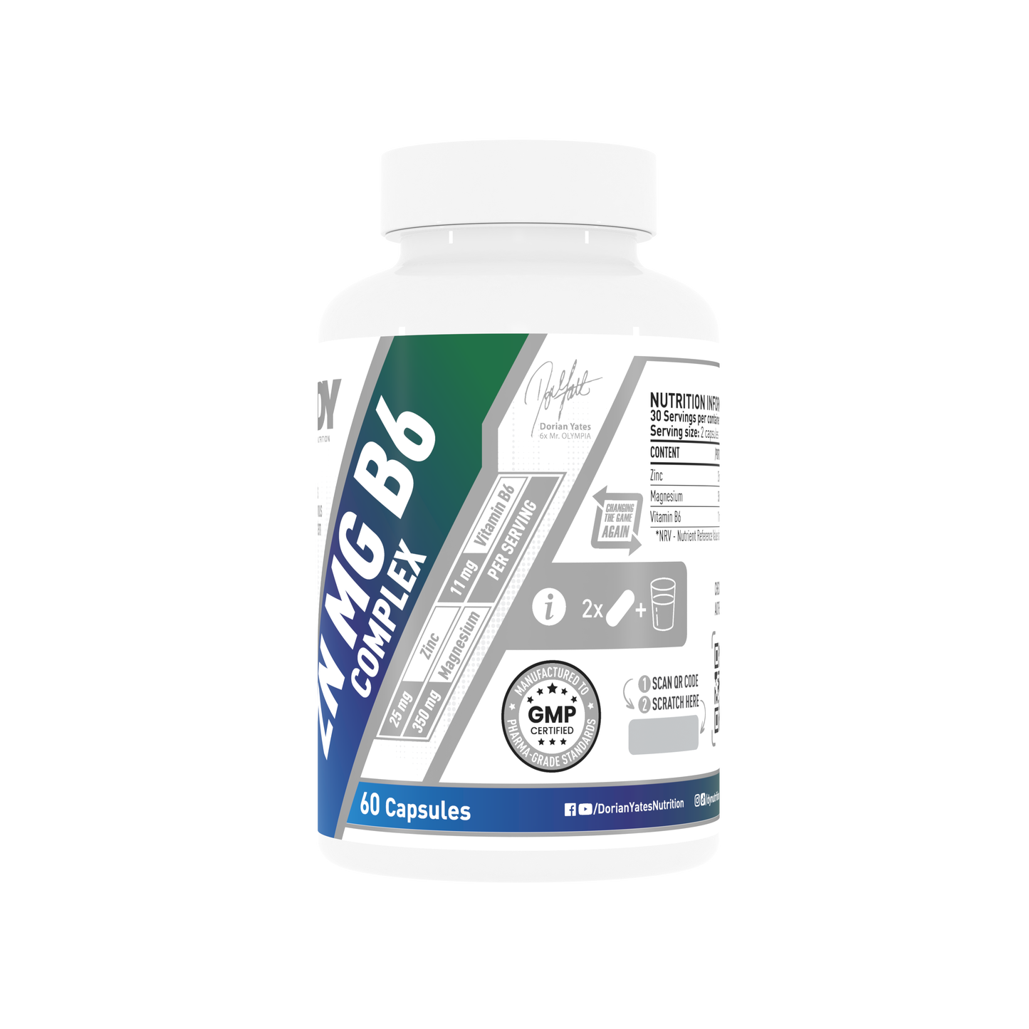 ZN MG B6 Complex, 60 capsules R101