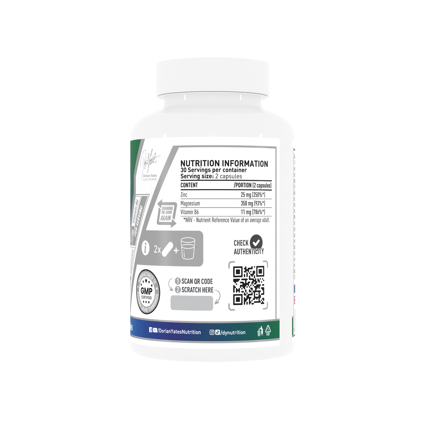 ZN MG B6 Complex, 60 capsules R101