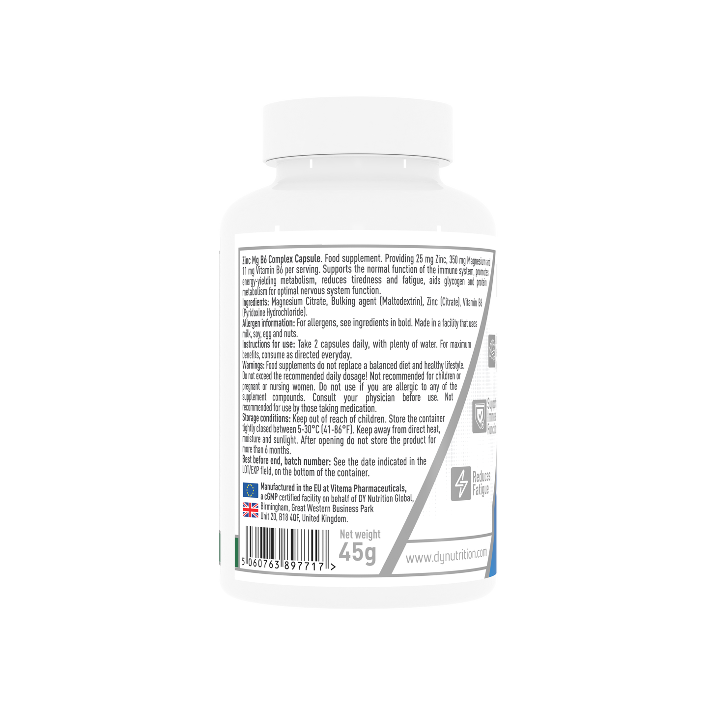 ZN MG B6 Complex, 60 capsules R101