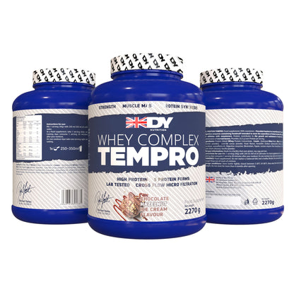 Whey Complex Tempro Chocolate Nuts - Chocolate Nuts flavor protein powder by Dorian Yates