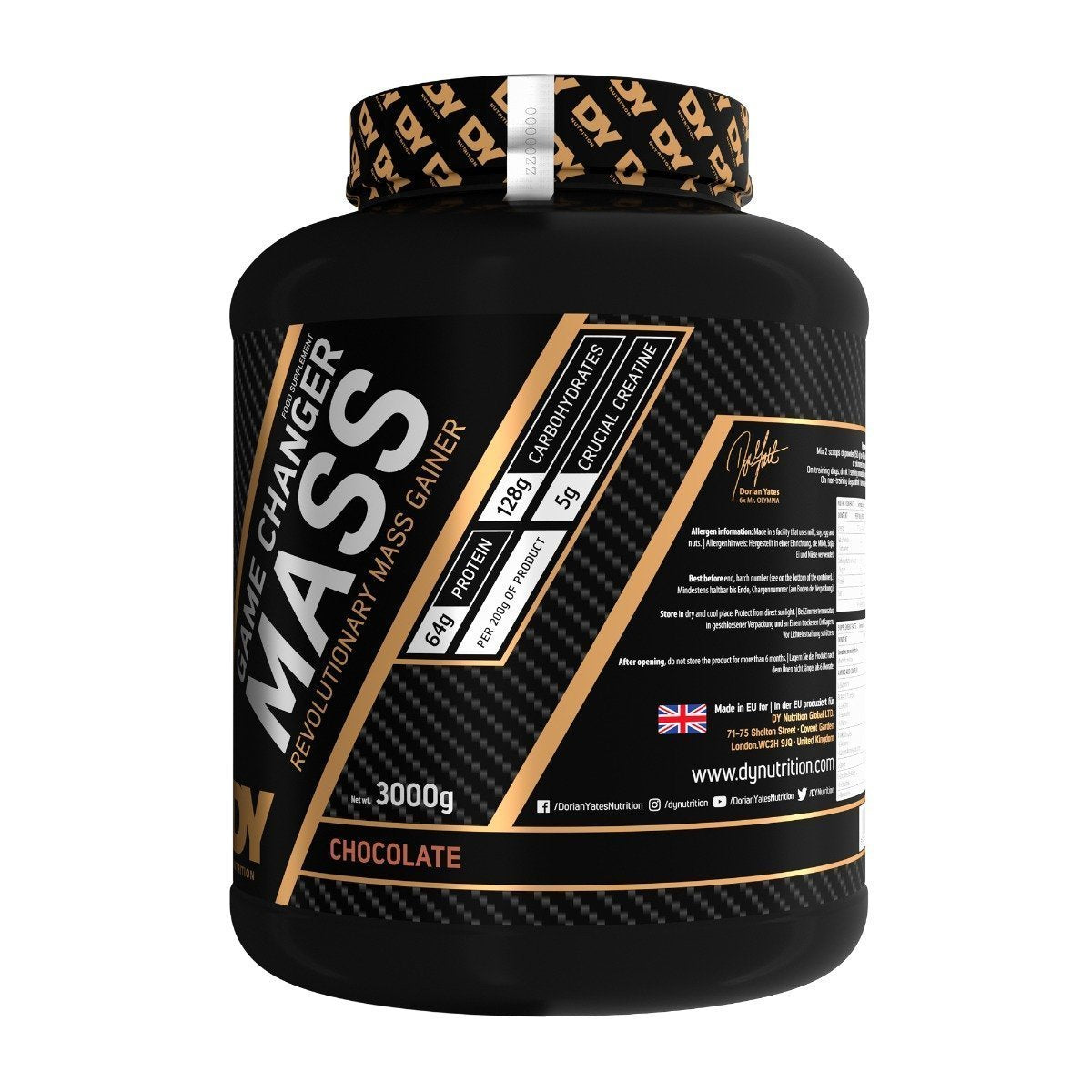Mass Gainer Game Changer Mass 3Kg, 20 Servings Z303