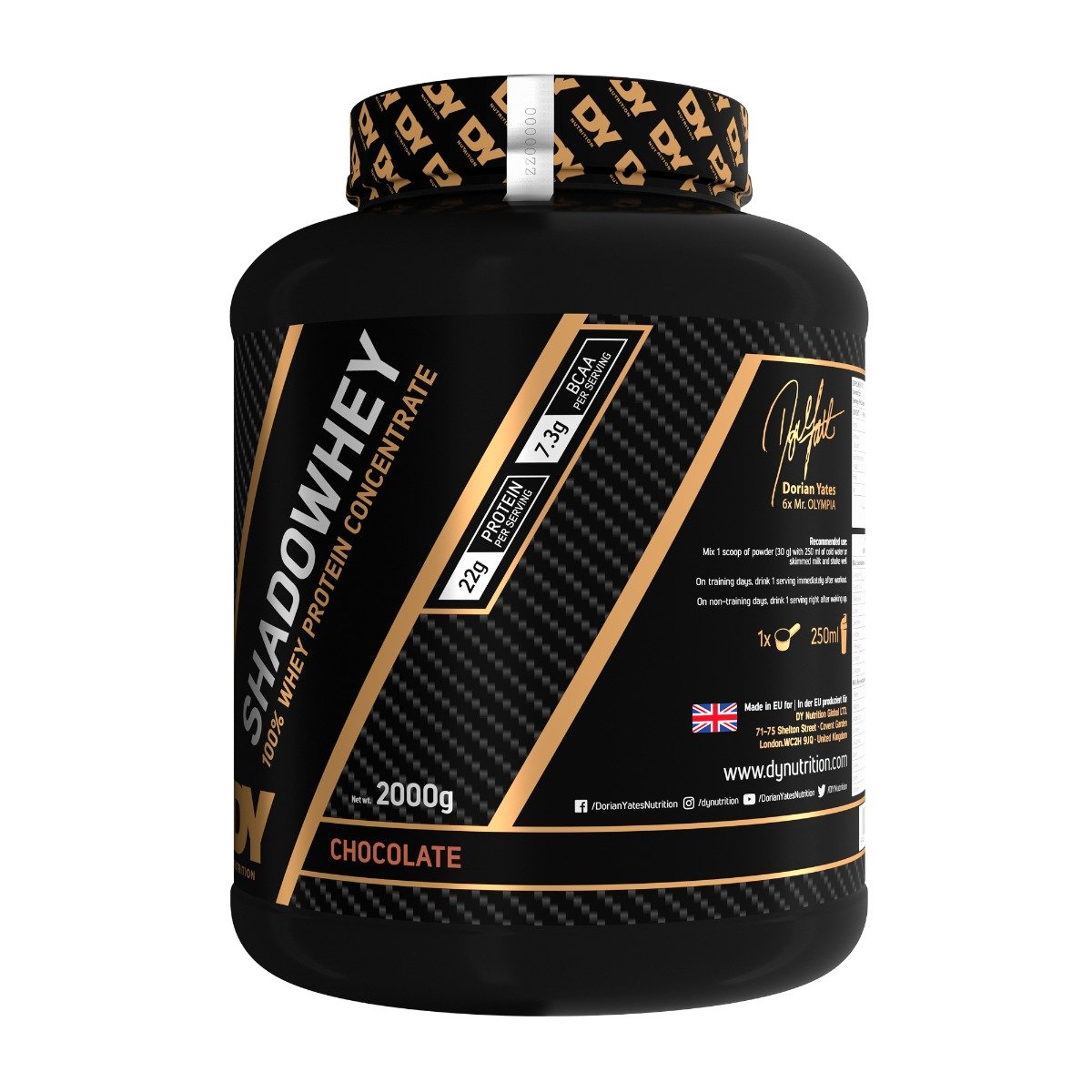 Whey Protein Shadowhey 2Kg, 66 Servings R101